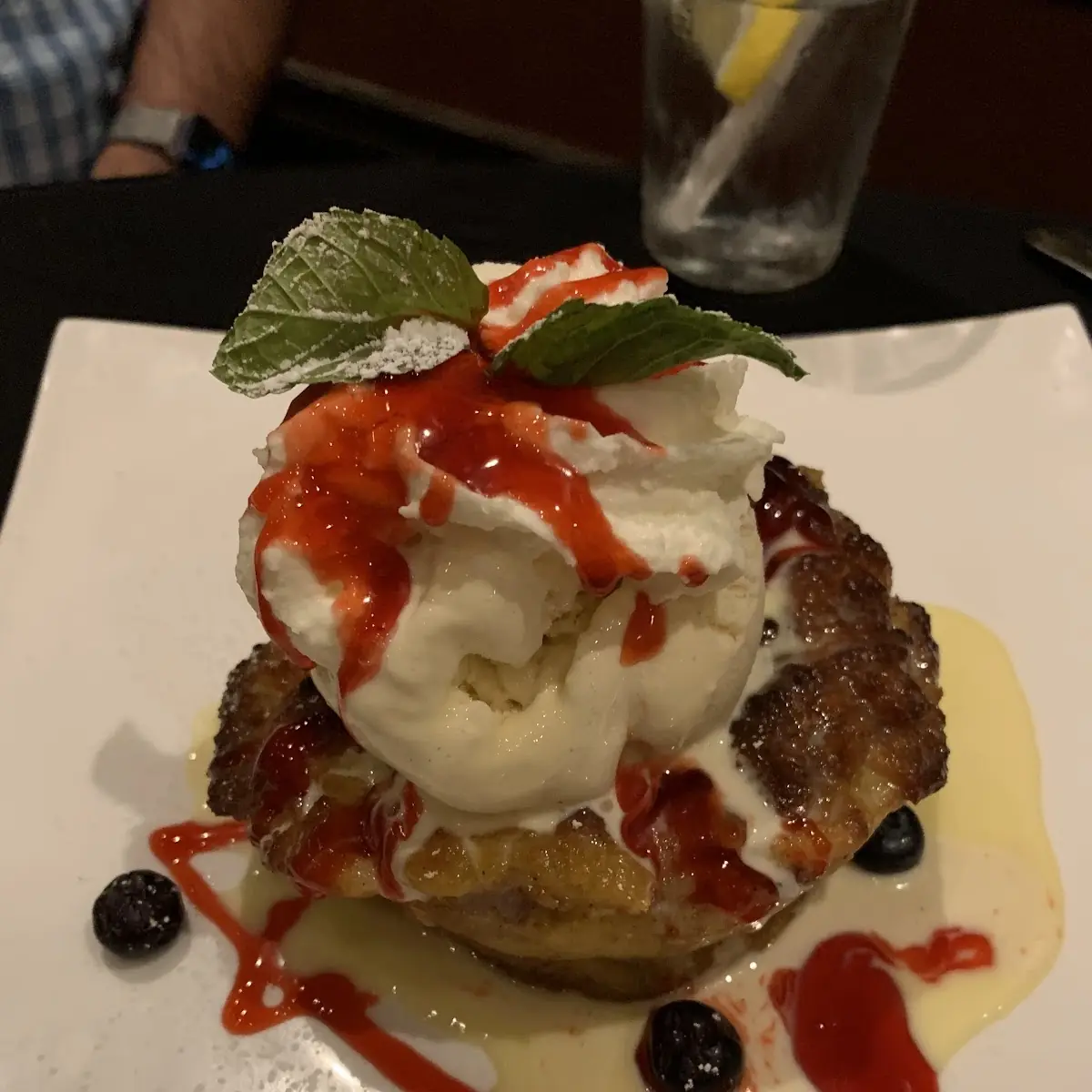 Blueberry Bread Pudding