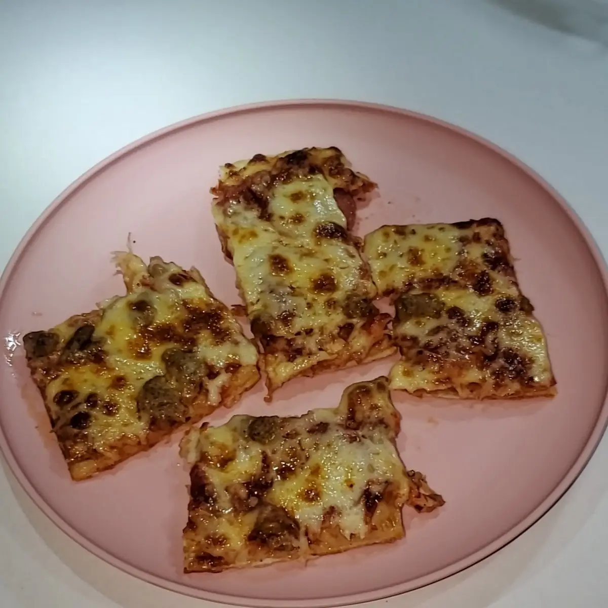 Sausage and Pepperoni Pizza Slices
