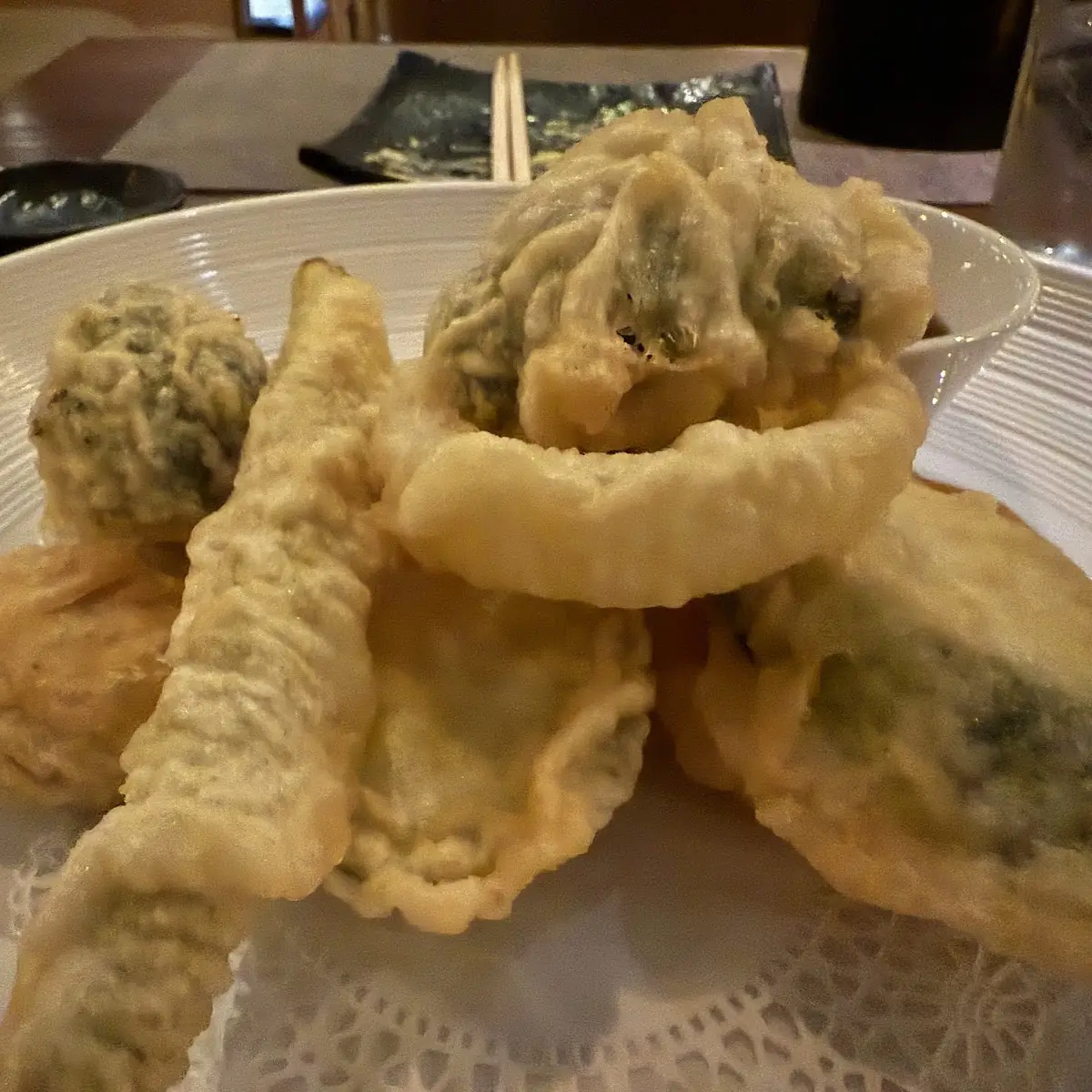 Vegetable Tempura Dinner