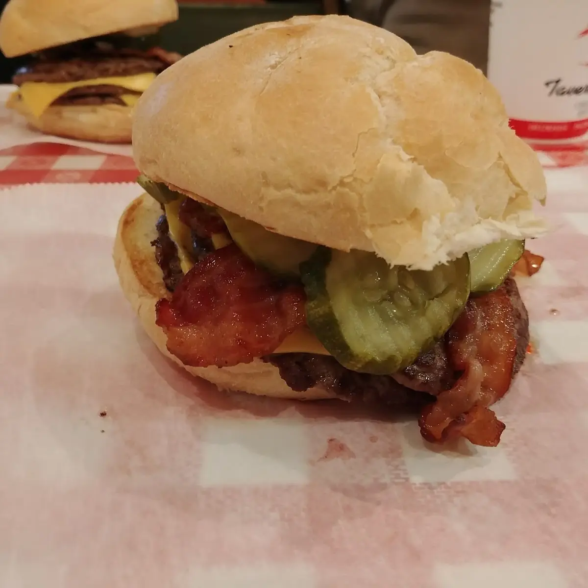Double Cheeseburger with Bacon