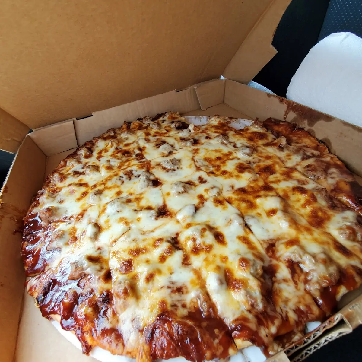 Turkey Sausage Pizza