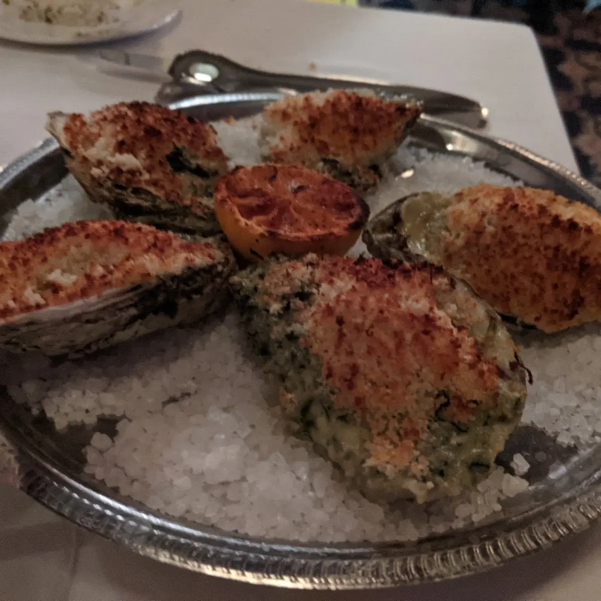 Oysters Rockefeller