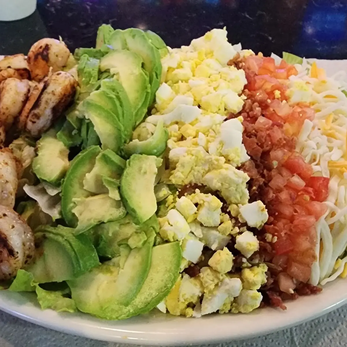 Cobb Salad with Shrimp