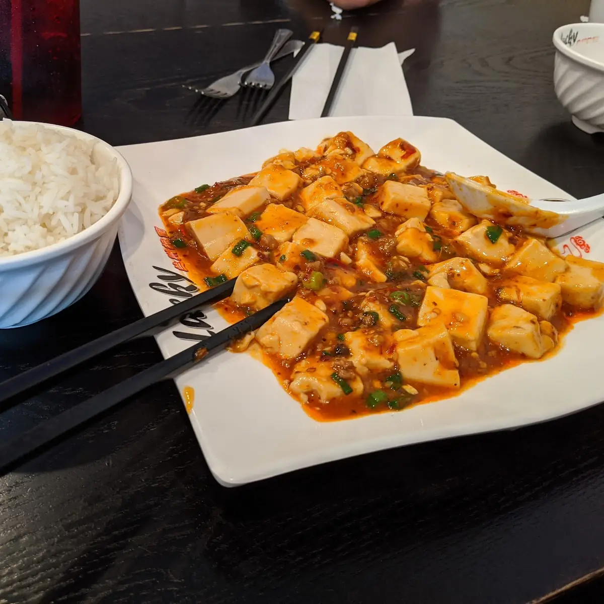 Mapo Tofu Including Beef