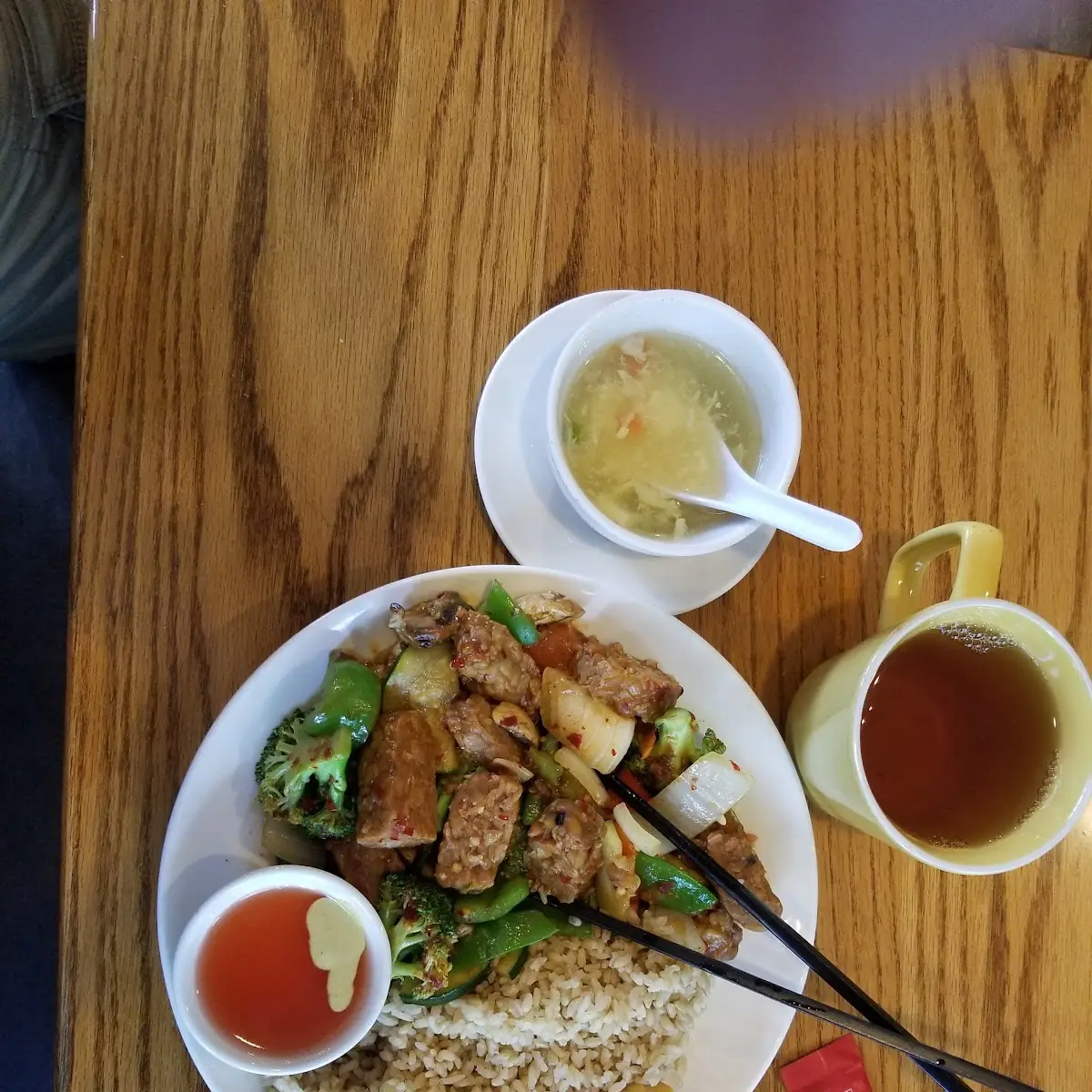 Tempeh and Mixed Vegetables
