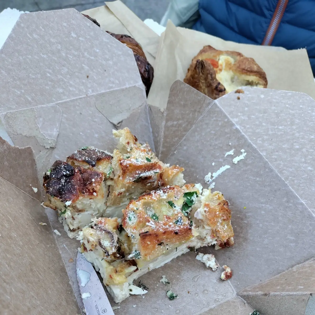 Focaccia Bread Pudding