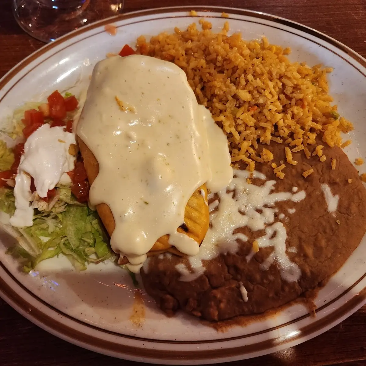 Seafood Chimichanga