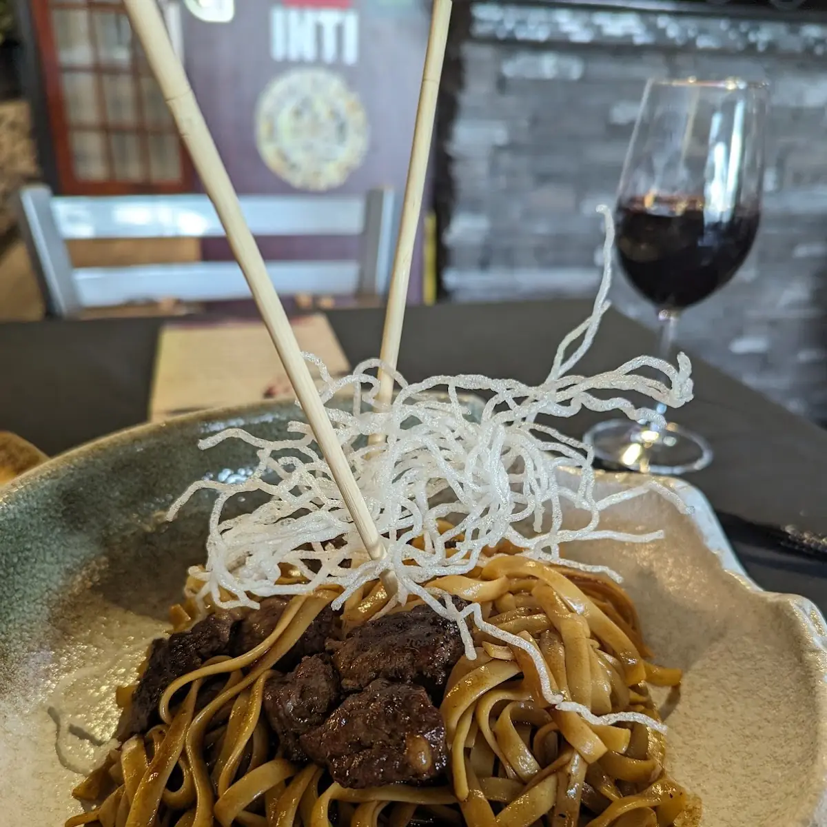 Tallarines Saltado Con Lomo