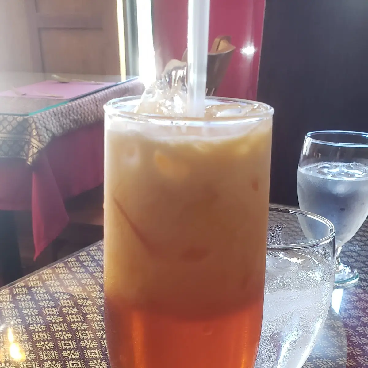 Thai Iced Tea with Milk