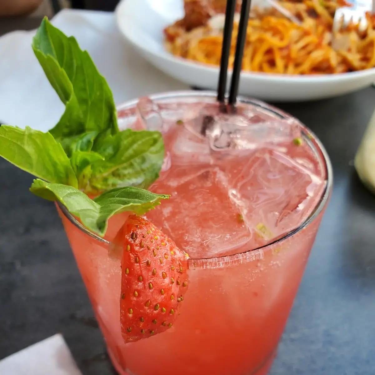 Strawberry Basil Drink