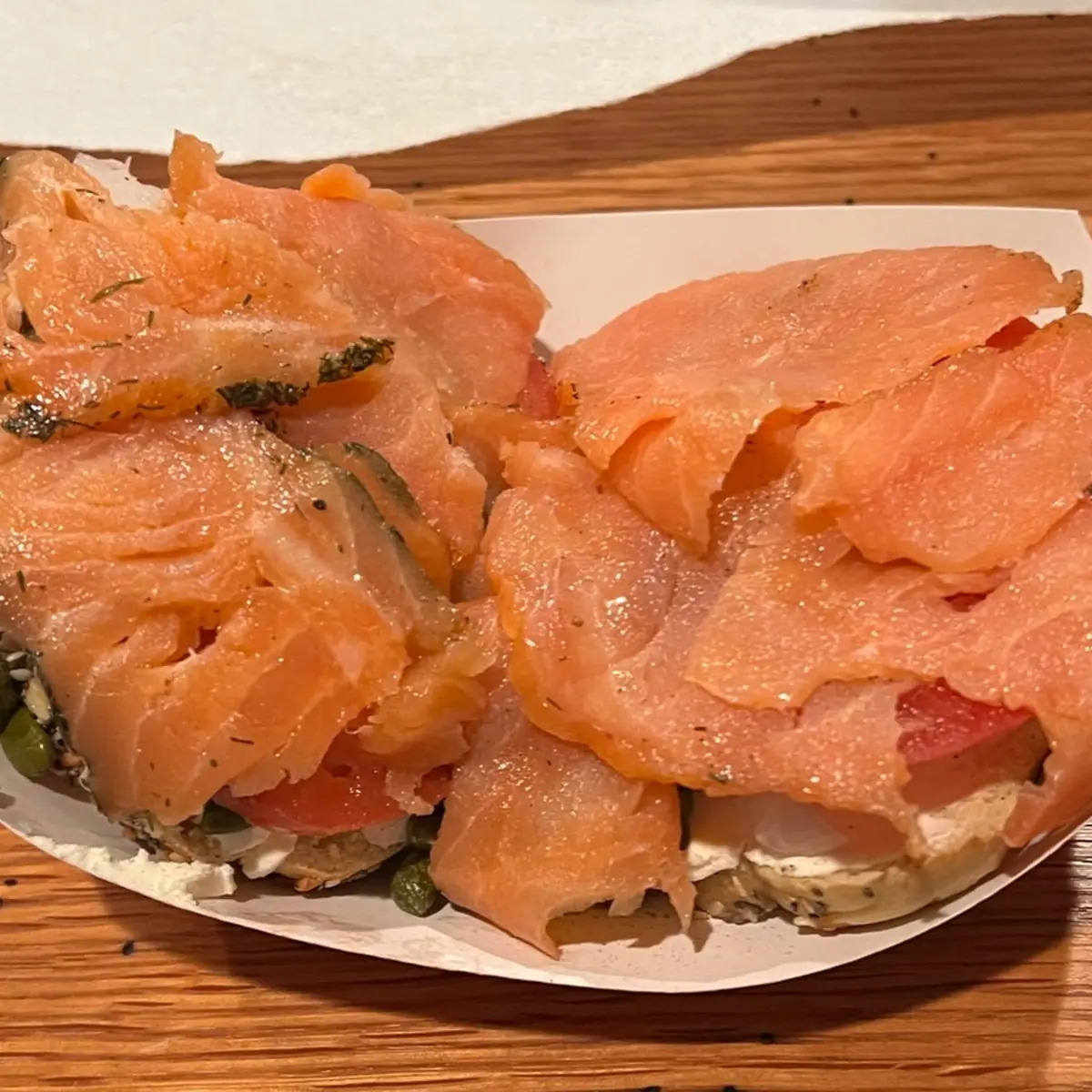 Smoked Salmon Bagels