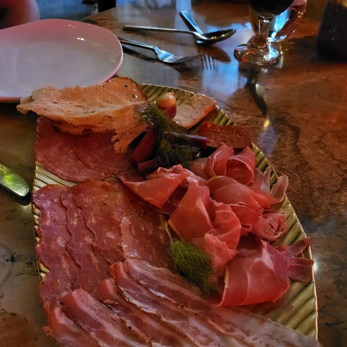 Charcuterie Board, Woods Restaurant & Bar