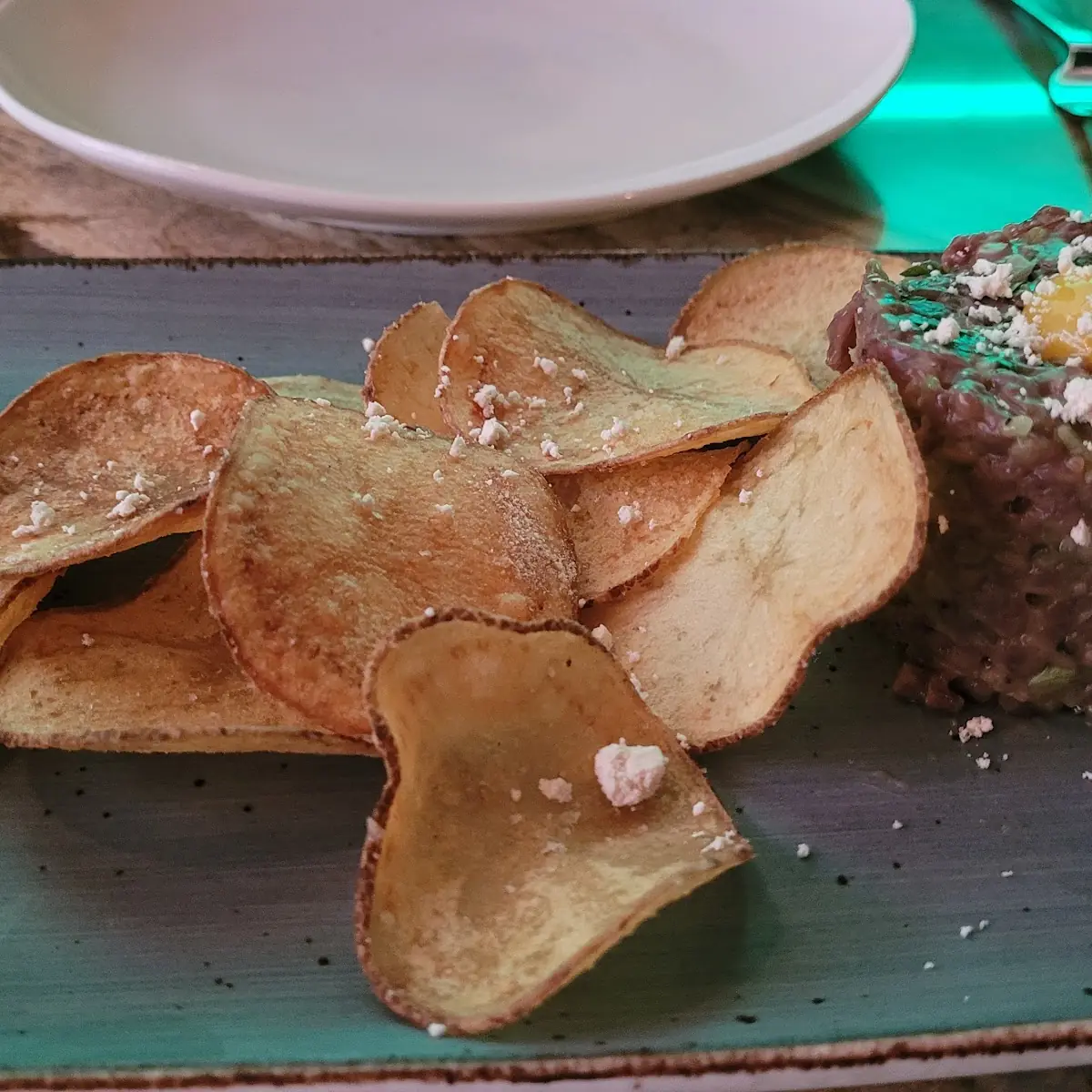 Elk Tartare, Woods Restaurant & Bar