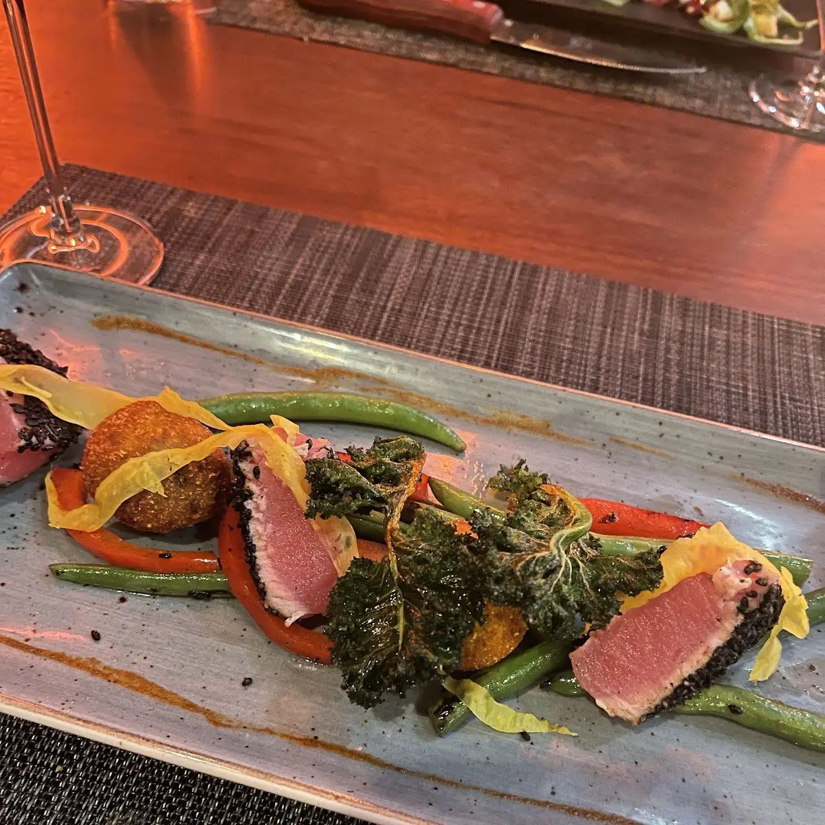 Seared Tuna, Woods Restaurant & Bar
