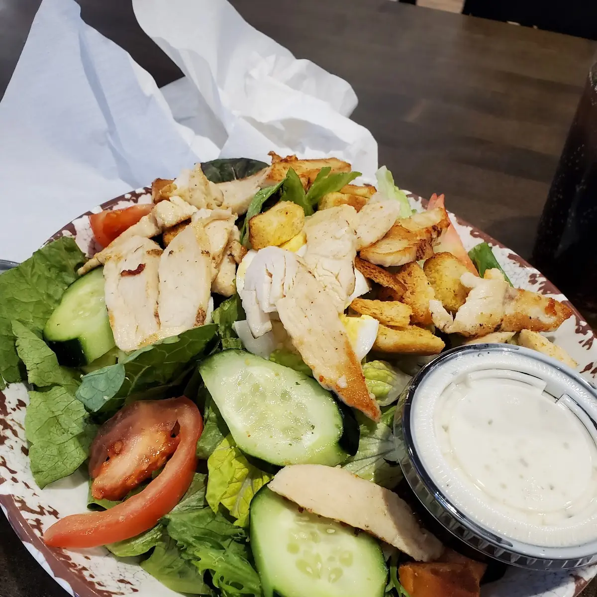 Garden Salad with Chicken