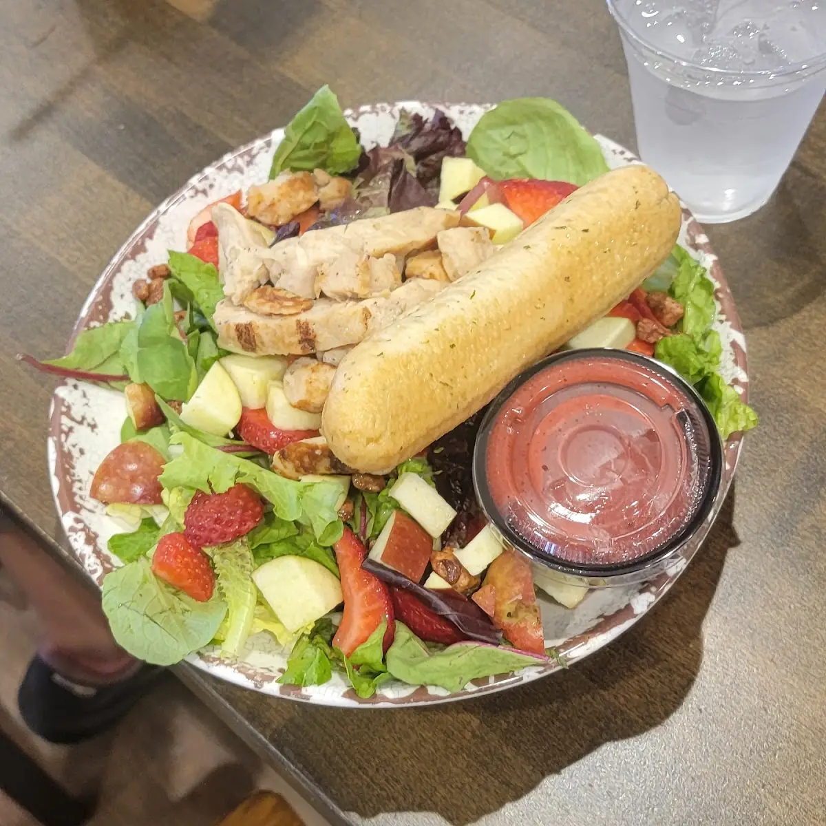 Strawberry Walnut Chicken Salad