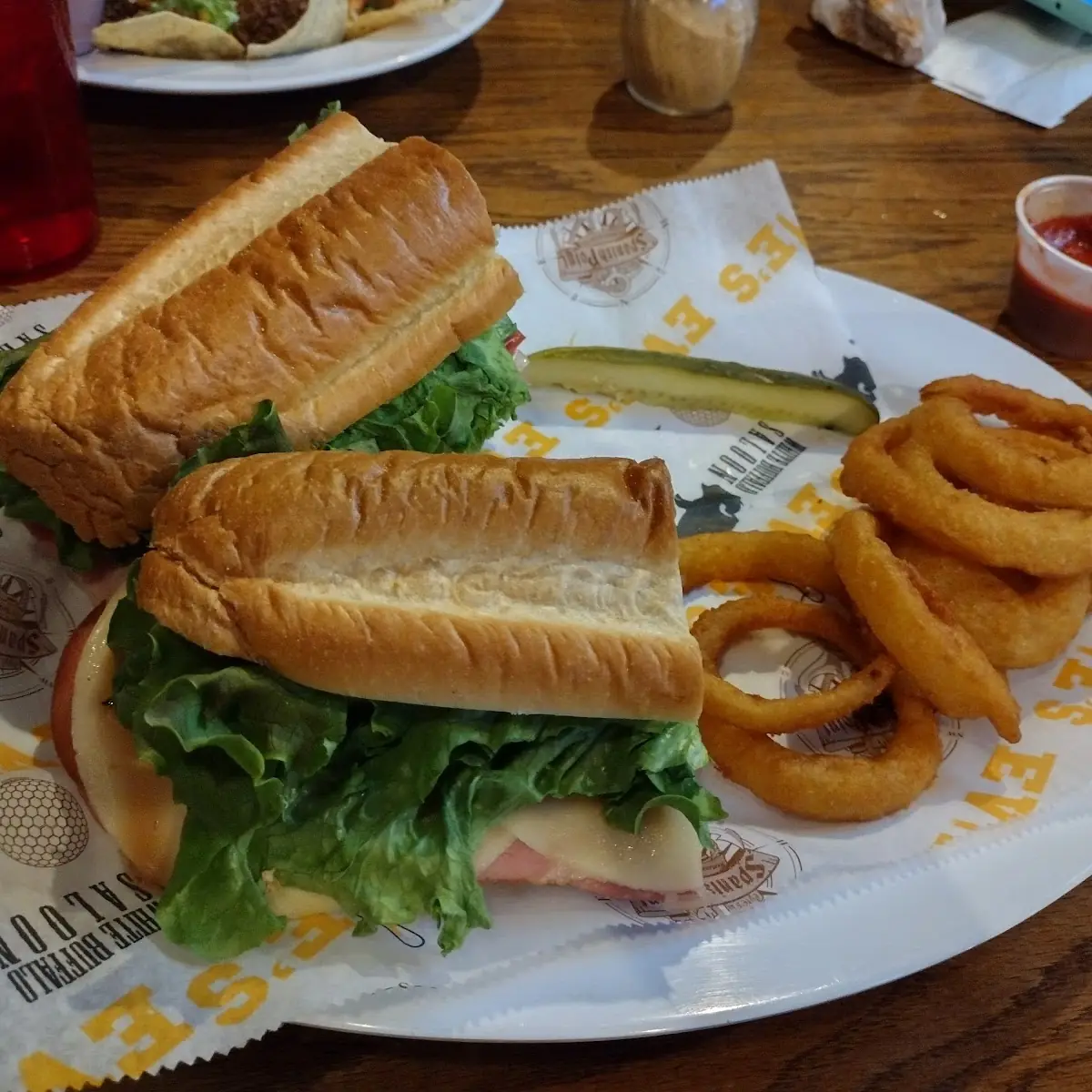 Cuban Sandwich Anda Onion Rings