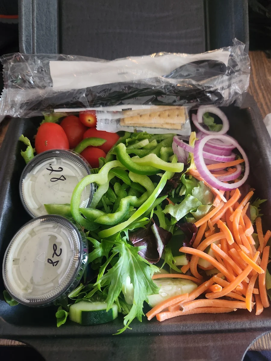 Garden Salad with Ranch
