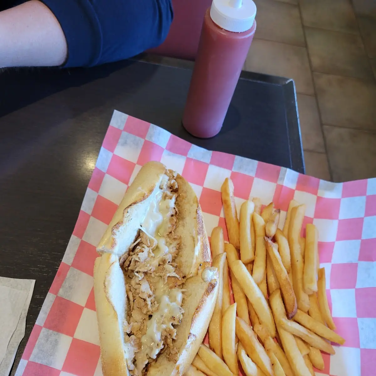 Chicken Cheesesteak Hoagie