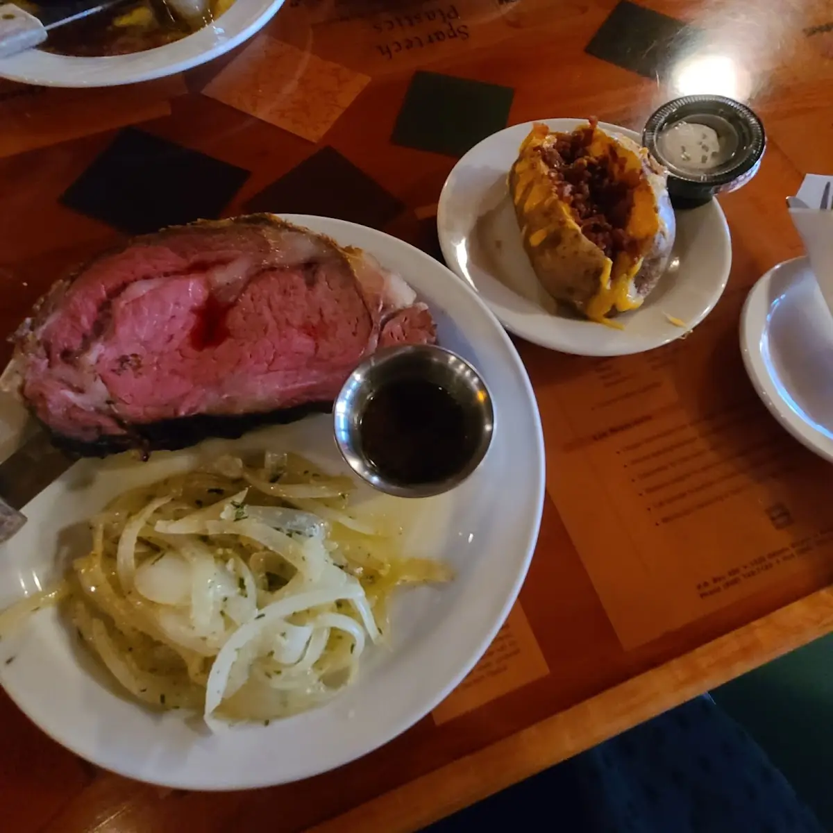 Prime Rib with Loaded Baked Potato