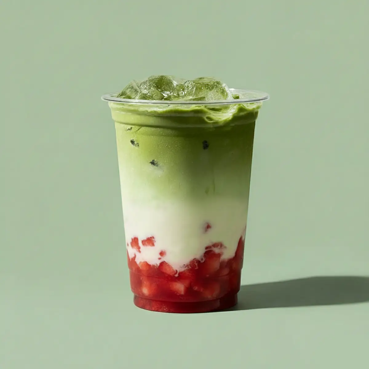 Strawberry Matcha Latte