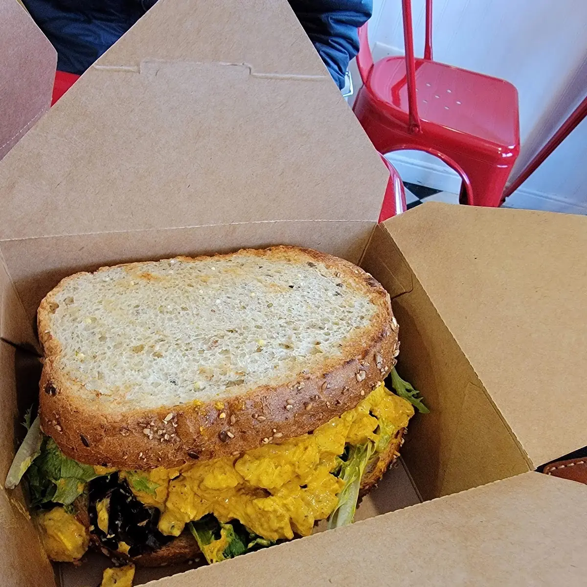 Curried Chicken Salad Sandwich