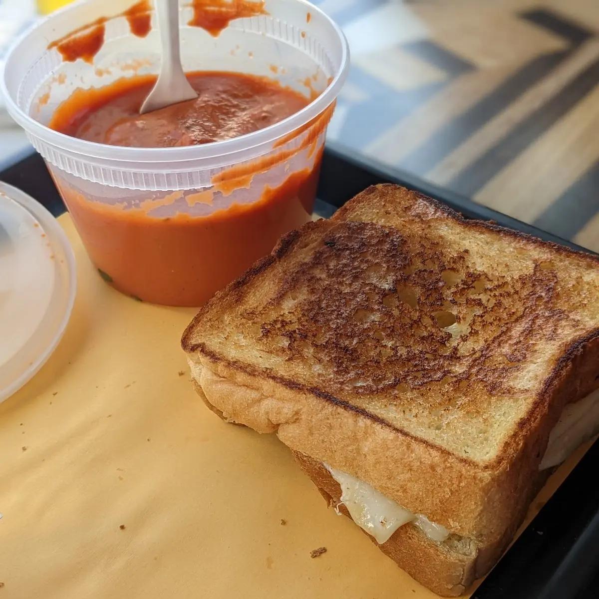 Grilled Cheese and Tomato Soup