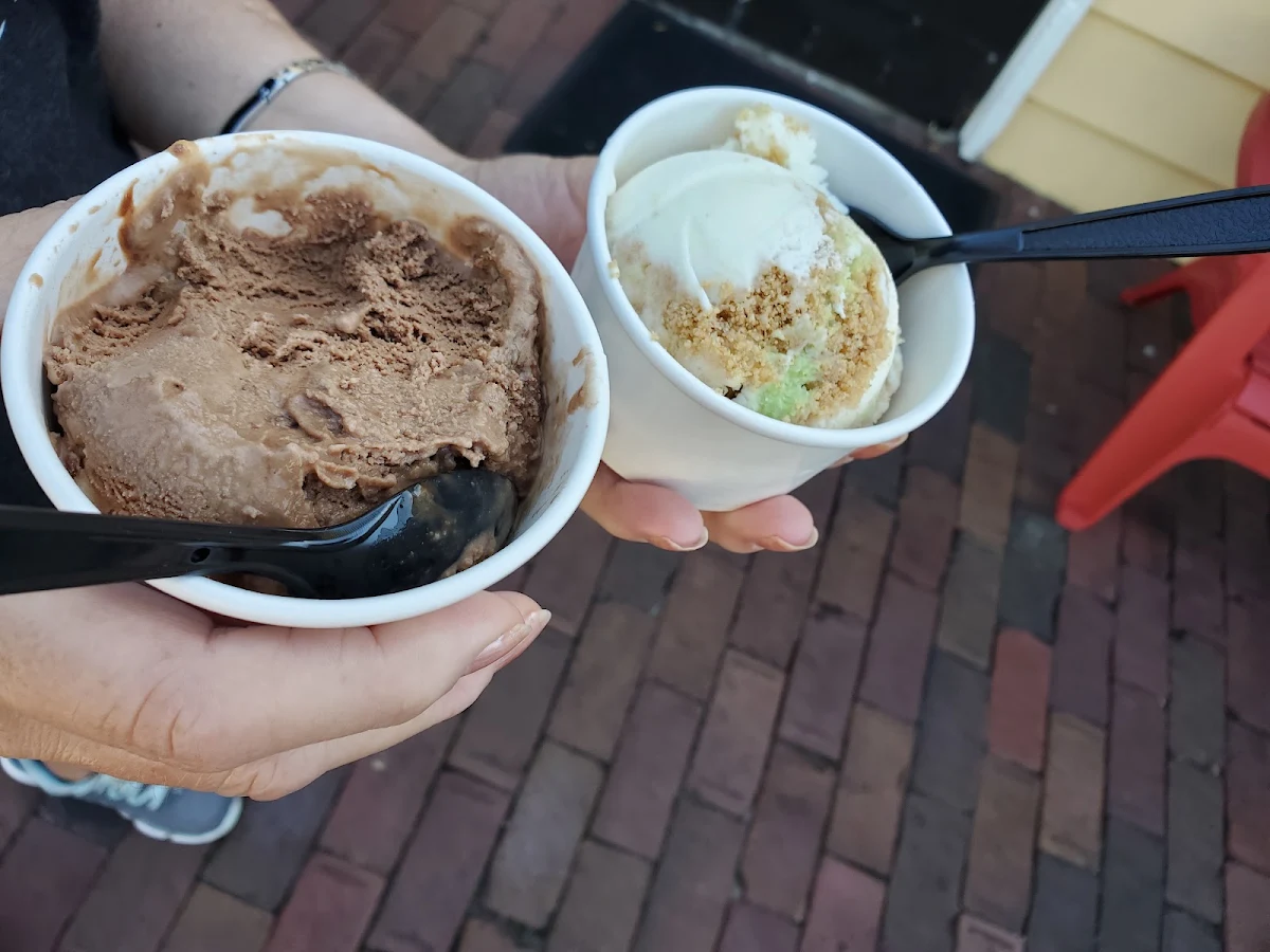 Key Lime Cheesecake and Snickers Ice Cream