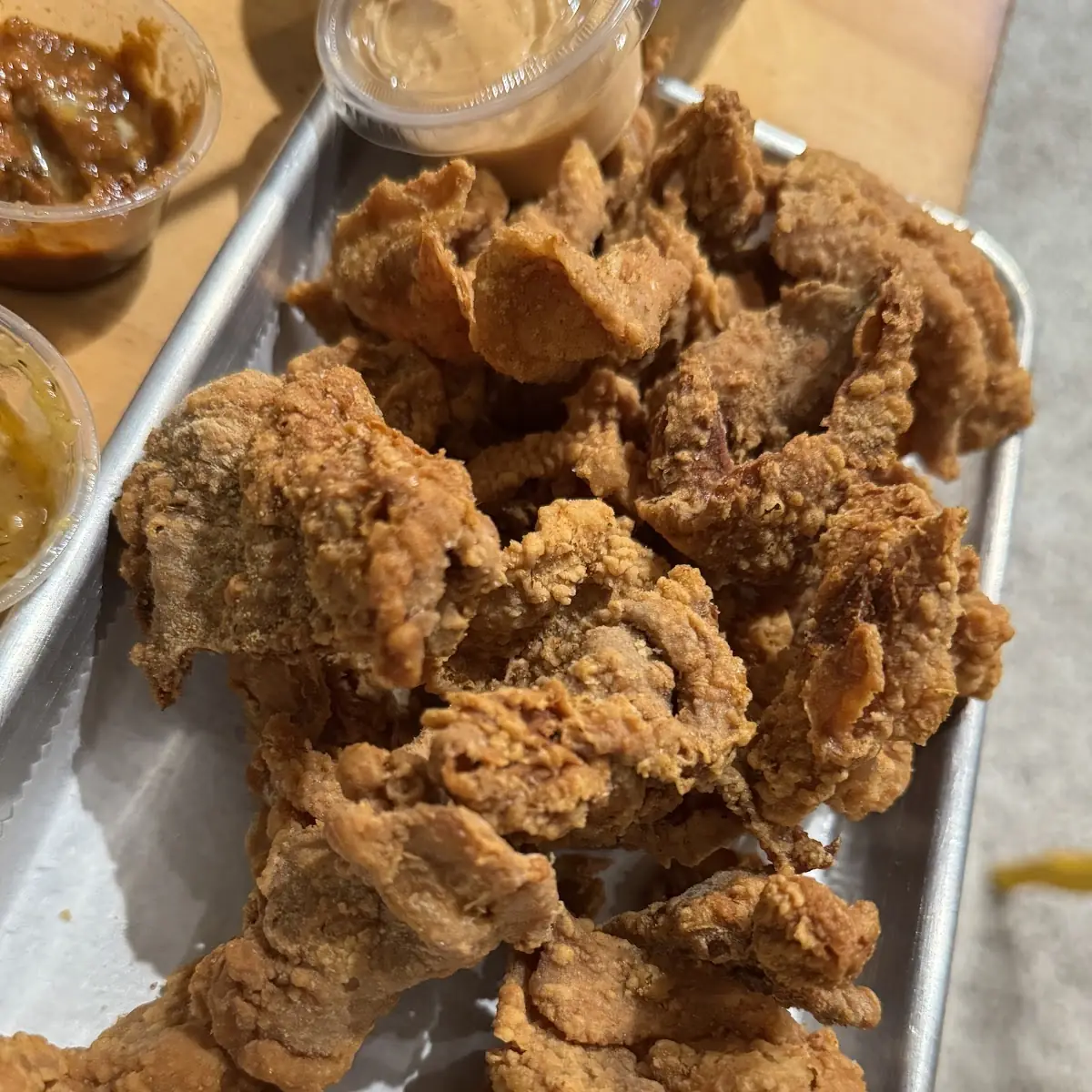 Crispy Fried Chicken with Dipping Sauce