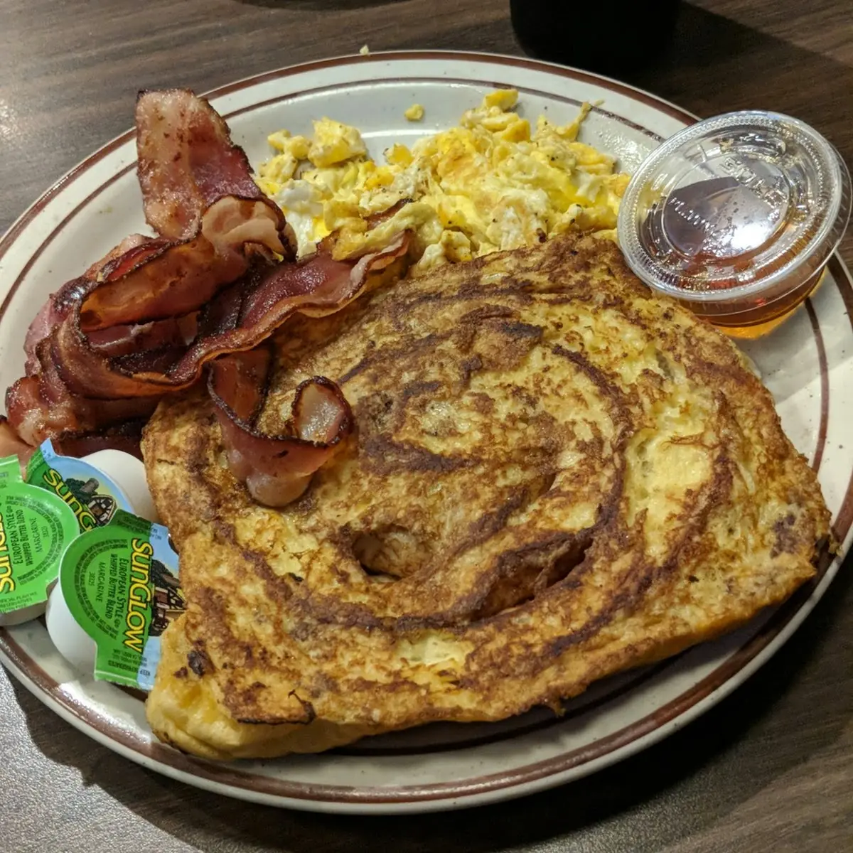 Cinnamon Roll French Toast Breakfast