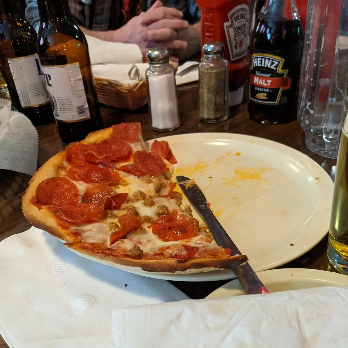 Pepperoni and Sausage Pizza