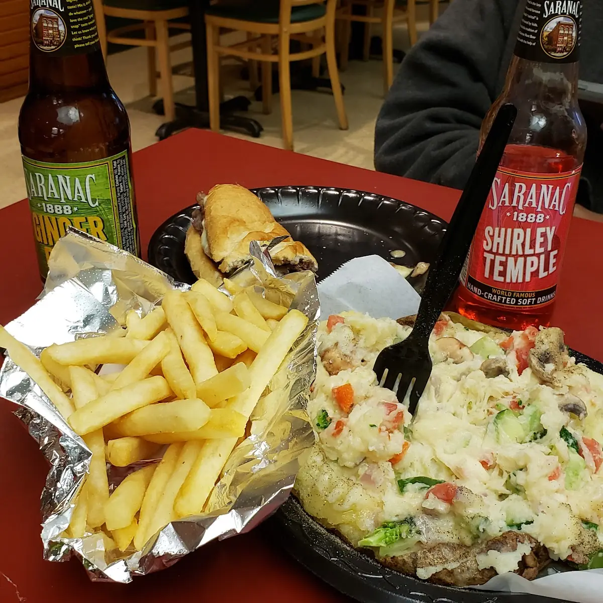 Veggie Spub & Philly Cheesesteak