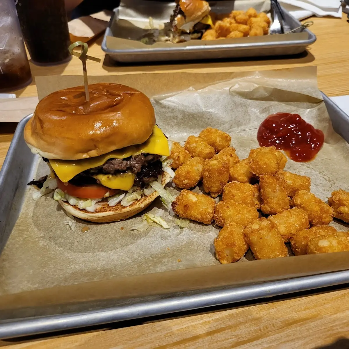 Cheese Curd Bacon Burger