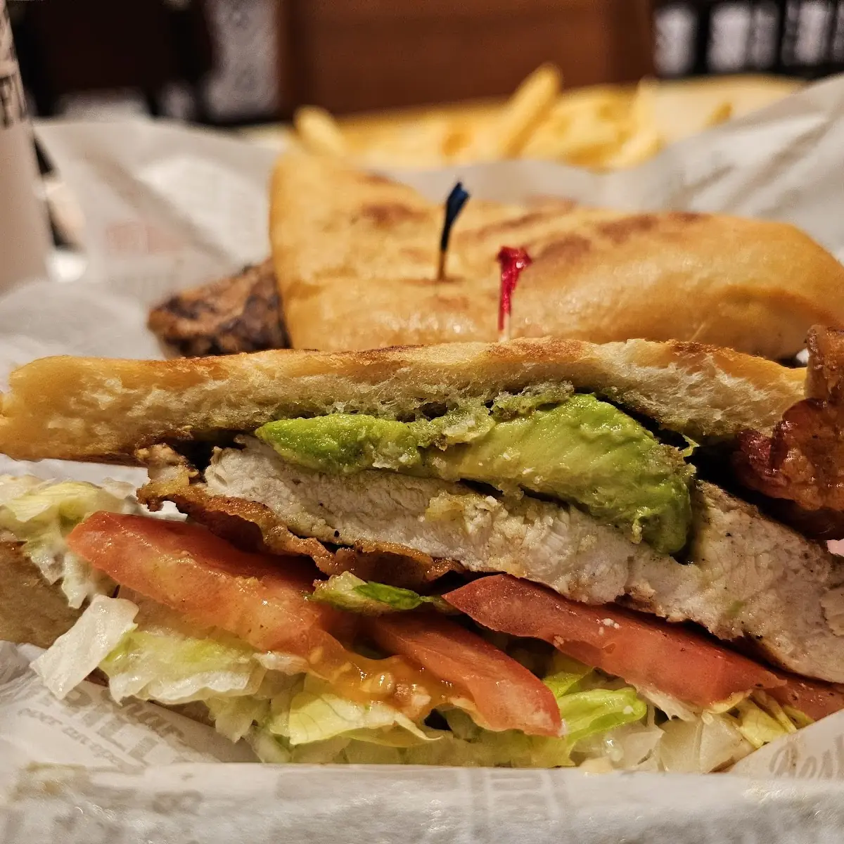 Grilled Chicken Club Sandwich