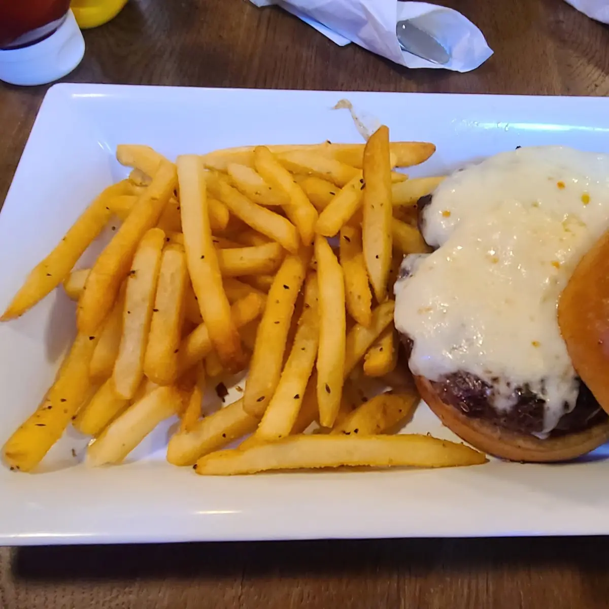 Burger and Fries