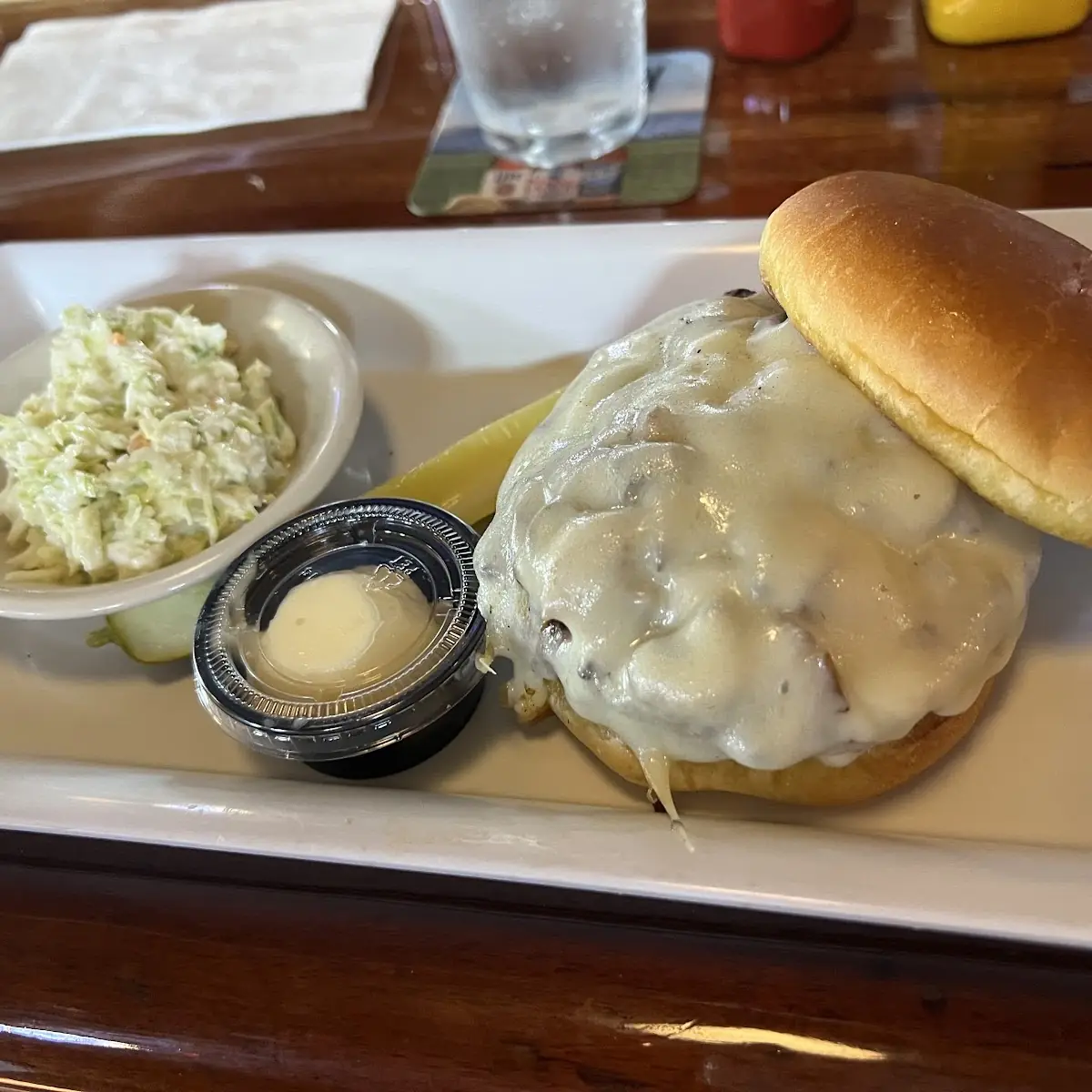 Mushroom Swiss Burger