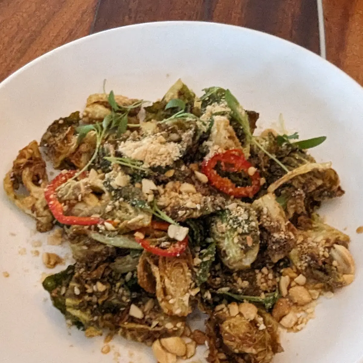 Kung Pao Brussel Sprouts