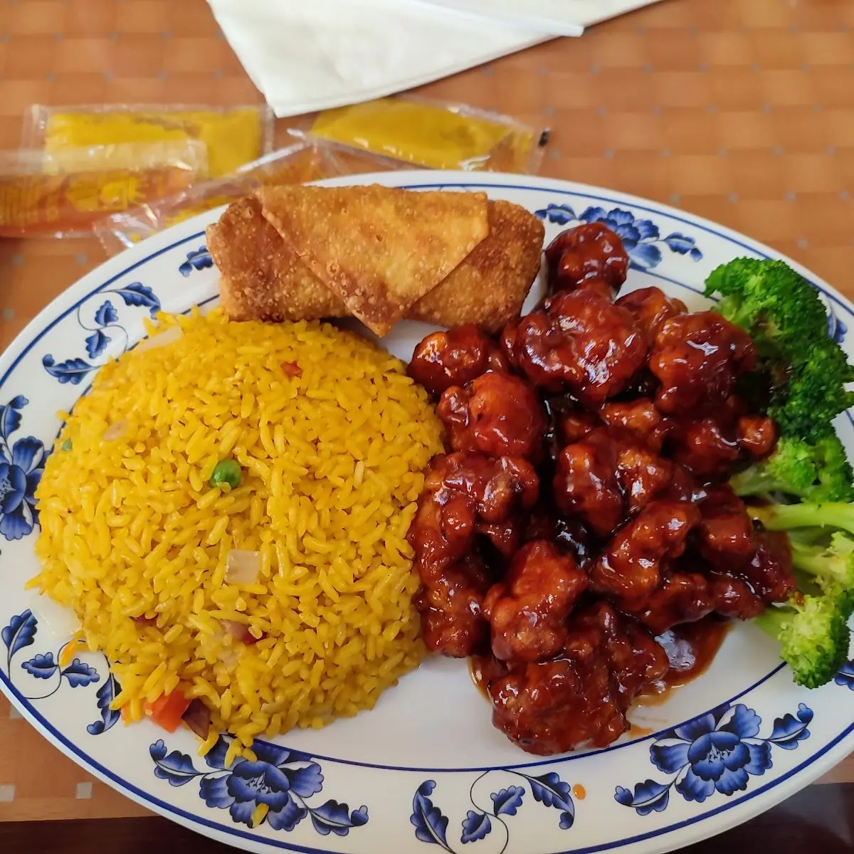 General TSO's Chicken Combo Fried Rice