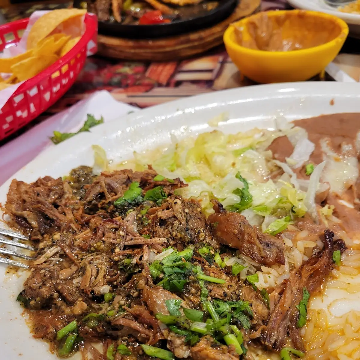 Plato Con Chile Verde