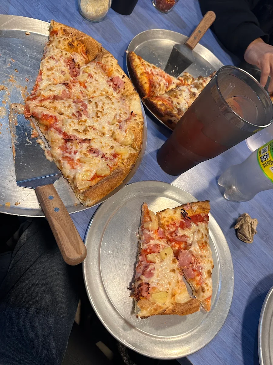 Hawaiian Pizza with Vegan Cheese