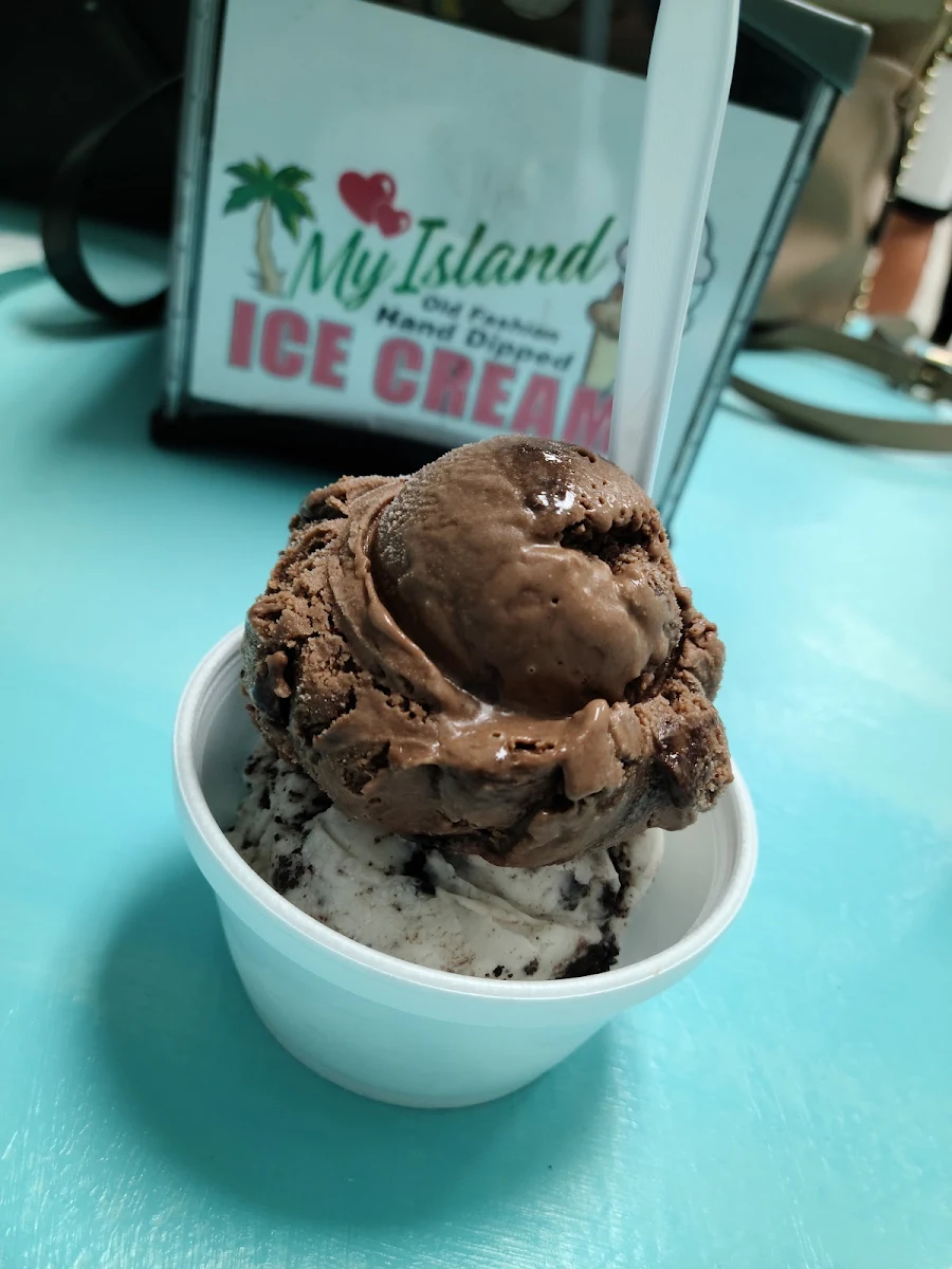 Rocky Road and Salted Carmel Ice Cream