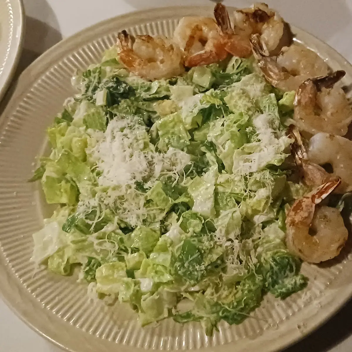 Caesar Salad with Shrimp