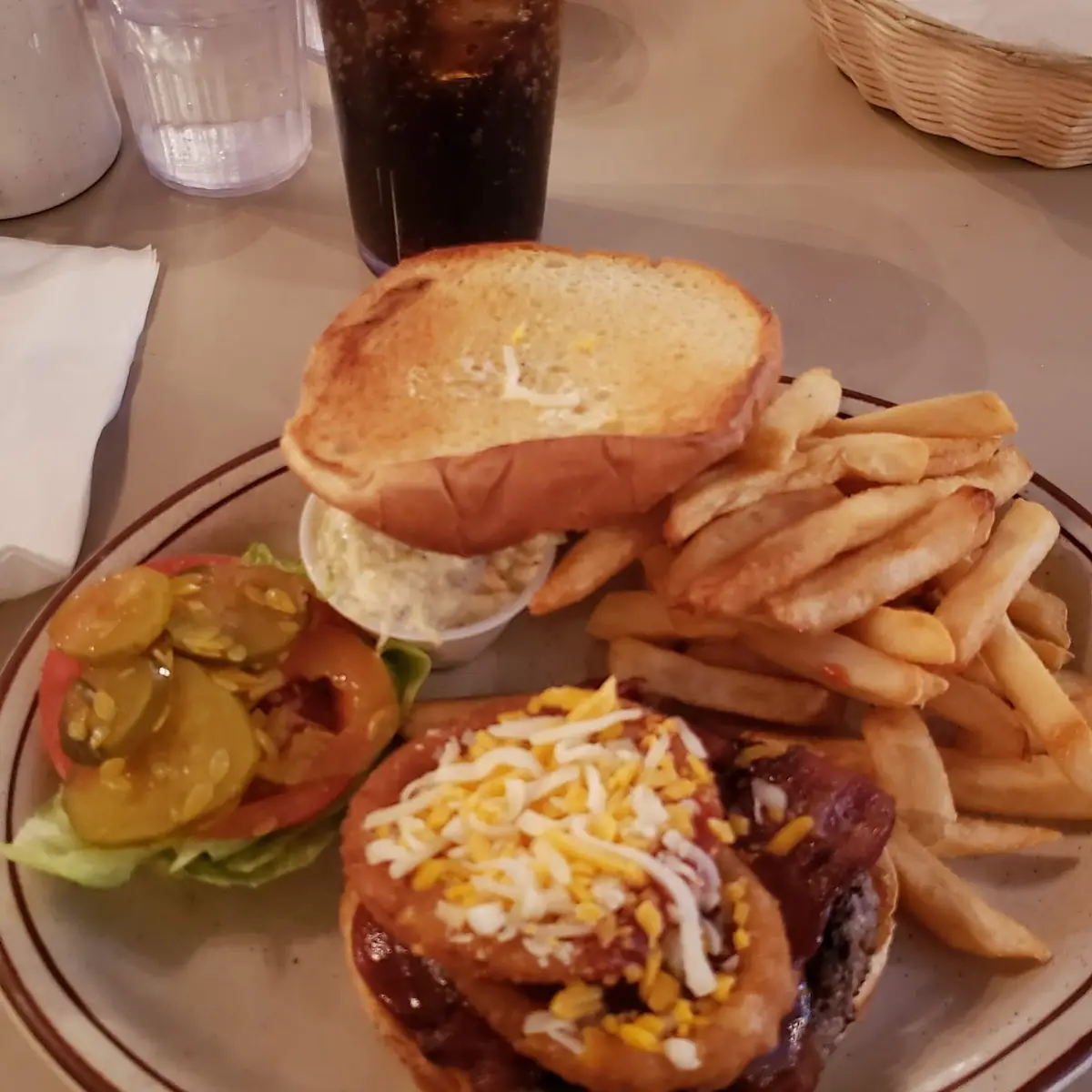 Colorado Bacon Burger and Fries
