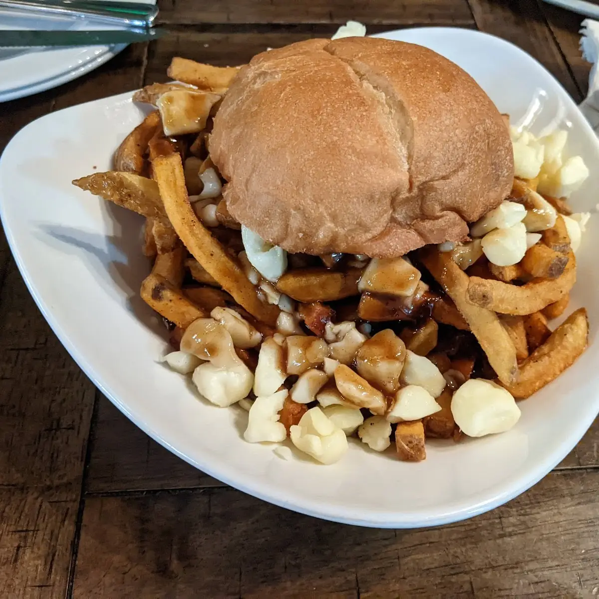 Poutine Burger, The Boiler Room