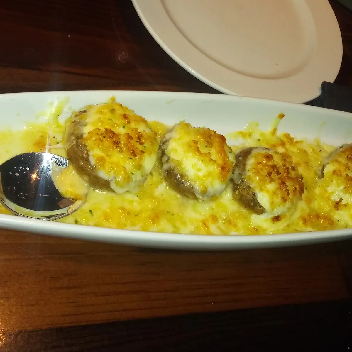 White Cheddar Stuffed Mushrooms