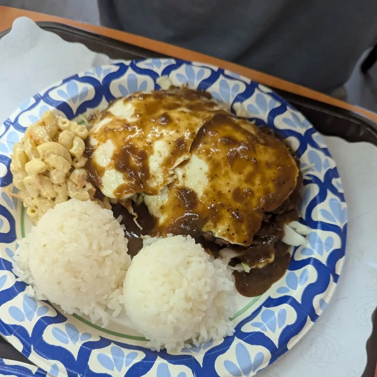 Loco Moco Hamburger Steak and Eggs with Gravy