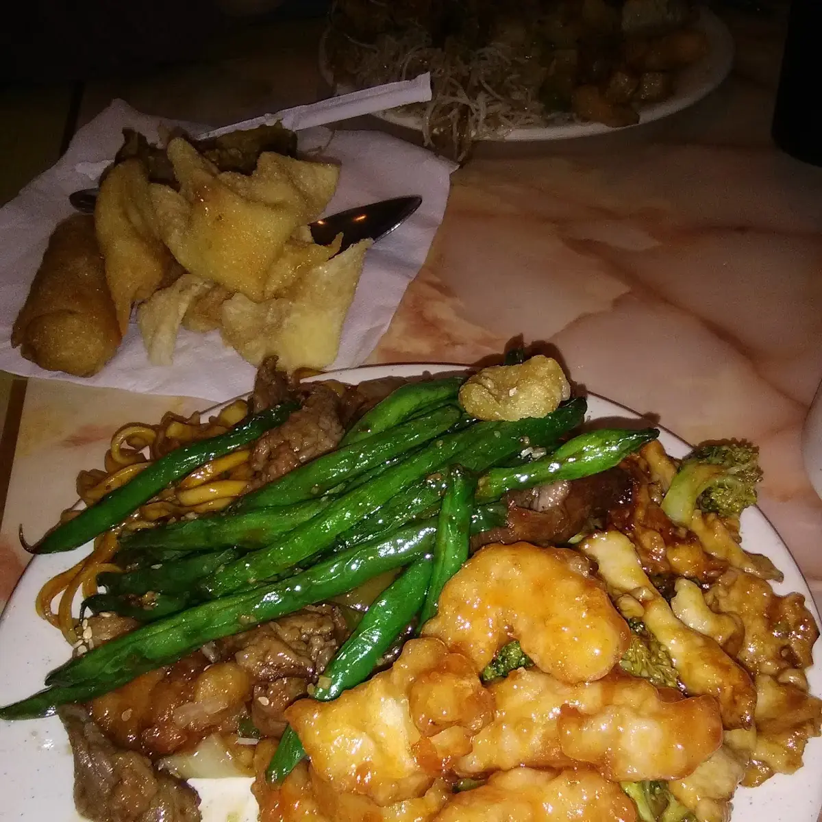 Honey Chicken String Beans