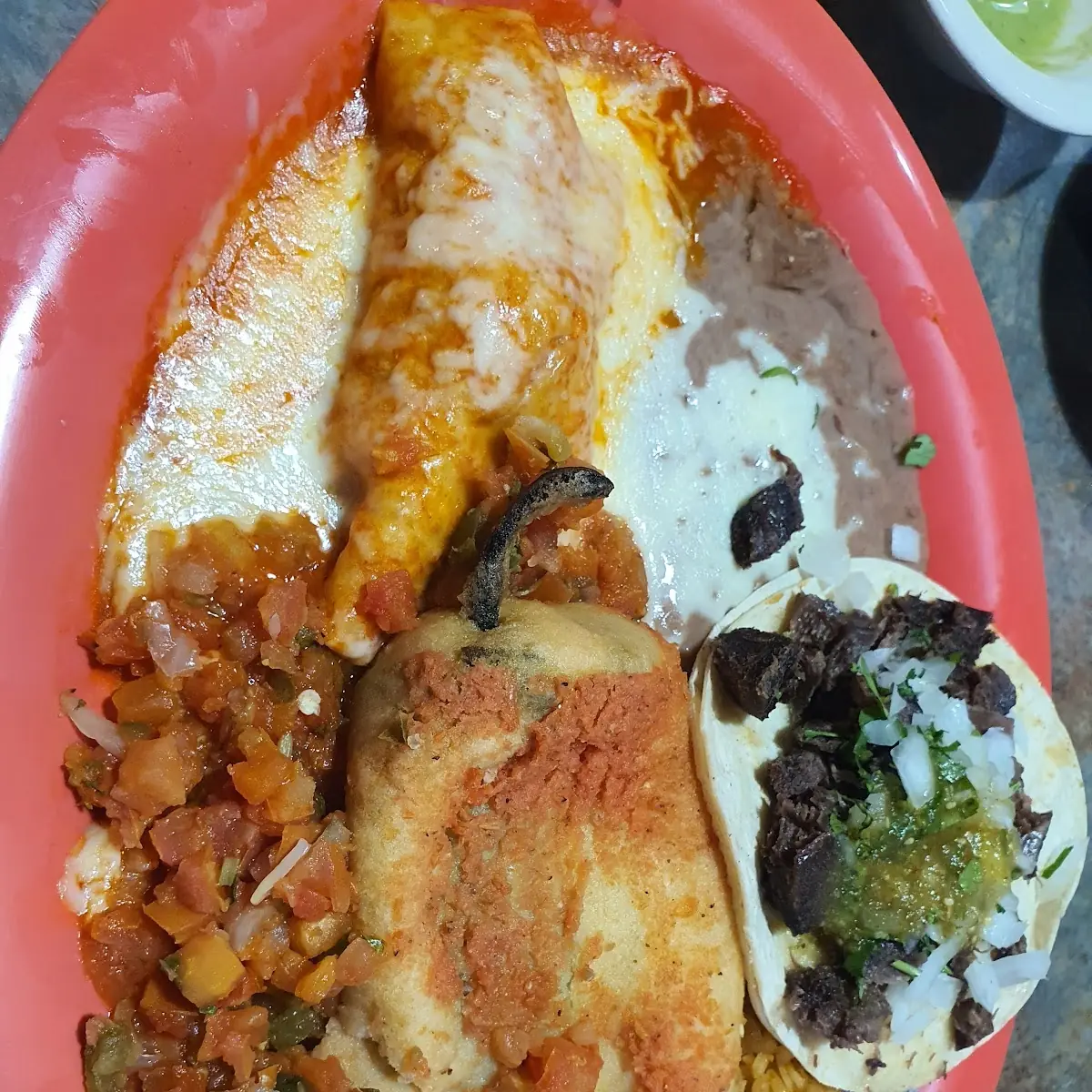 Chile Relleno Dinner