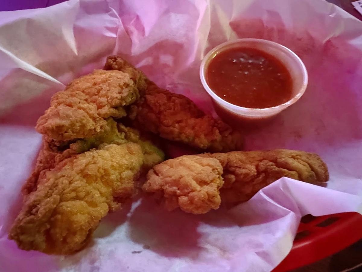 Chicken Tenders and Franks Hot Sauce
