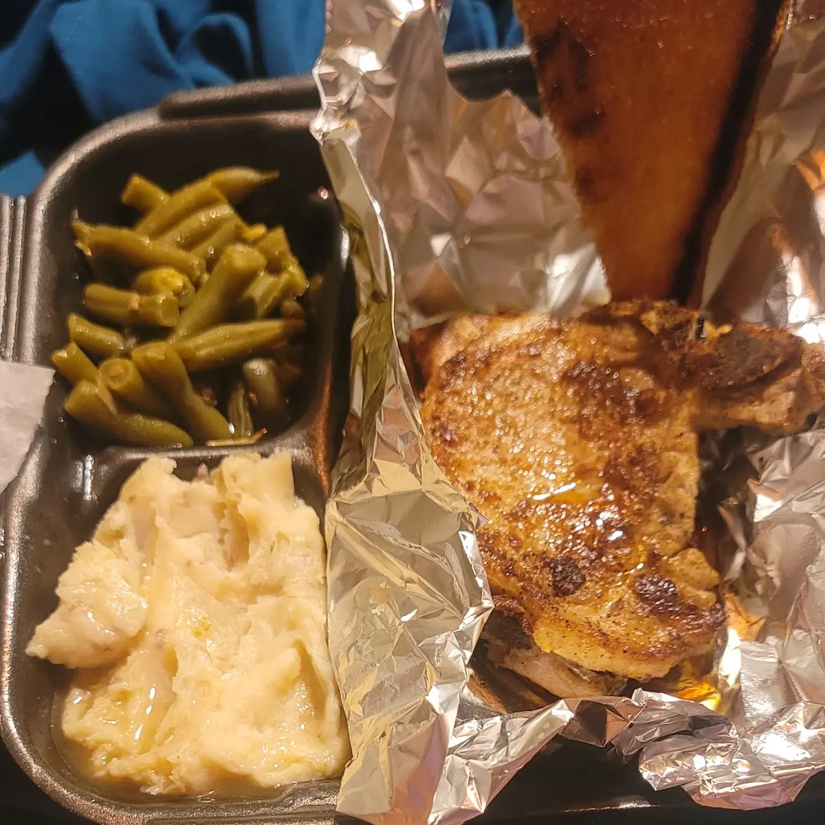 Grilled Pork Chop Dinner